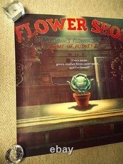 Little Shop Of Horrors Uk Quad Film Poster 1986 Vintage 40 Yrs Old Original Gem