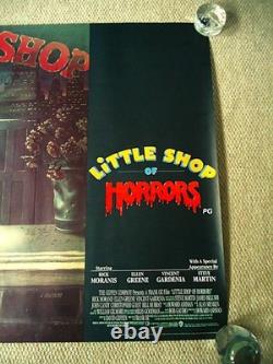 Little Shop Of Horrors Uk Quad Film Poster 1986 Vintage 40 Yrs Old Original Gem