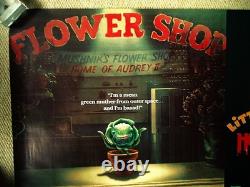 Little Shop Of Horrors Uk Quad Film Poster 1986 Vintage 40 Yrs Old Original Gem