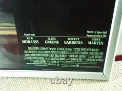 Little Shop Of Horrors Uk Quad Film Poster 1986 Vintage 40 Yrs Old Original Gem