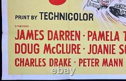 Lively Set Original Quad Movie Poster James Darren Doug McClure 1964