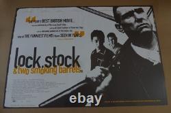 Lock Stock & 2 Smoking Barrels Original 1998 Double Side Quad Movie Poster 40x30