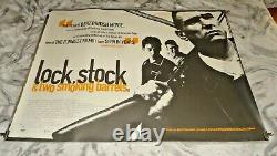 Lock, Stock And Two Smoking Barrels Original UK Quad Movie Cinema Poster 1998