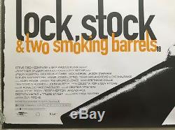 Lock Stock and Two Smoking Barrels Original Movie Quad Poster 1998 Vinnie Jones