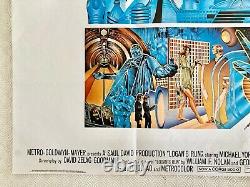 Logan's Run Original 1976 Quad Movie Poster Michael York Jenny Agutter Moll Art