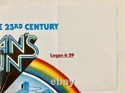 Logan's Run Original Movie Quad Poster 1976 Michael York Jenny Agutter