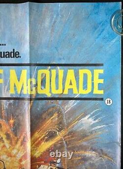 Lone Wolf McQuade Original Quad Movie Cinema Poster Chuck Norris 1983