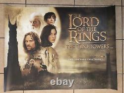 Lord Of The Rings The Two Towers Original UK Movie 2 Quad Set (2002)