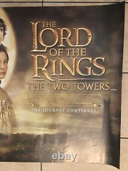 Lord Of The Rings The Two Towers Original UK Movie 2 Quad Set (2002)