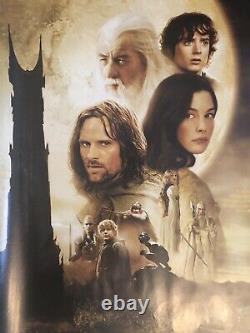 Lord Of The Rings The Two Towers Original UK Movie 2 Quad Set (2002)