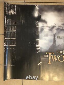 Lord Of The Rings The Two Towers Original UK Movie 2 Quad Set (2002)