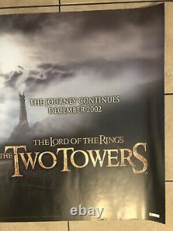 Lord Of The Rings The Two Towers Original UK Movie 2 Quad Set (2002)