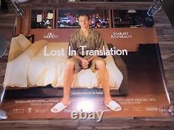 Lost In Translation UK quad cinema poster 30X40 Bill Murray Sofia Coppola 2003