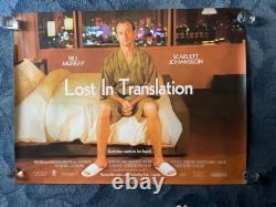 Lost in Translation 2003 UK QUAD POSTER Bill Murray ULTRA RARE