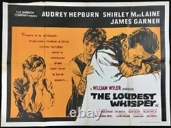 Loudest Whisper ORIGINAL Quad Movie Poster Audrey Hepburn William Wyler 1961