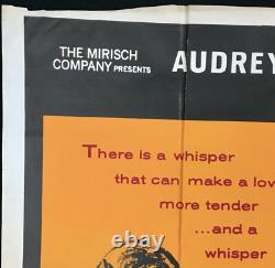 Loudest Whisper ORIGINAL Quad Movie Poster Audrey Hepburn William Wyler 1961