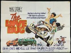 Love Bug Original Quad Movie Poster 1979 Rerelease Dean Jones Walt Disney