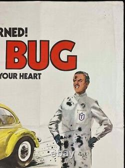 Love Bug Original Quad Movie Poster Dean Jones Disney 1968