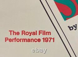 Love Story Original Quad Movie Film Cinema Poster Ali McGraw Ryan O'Neal 1970