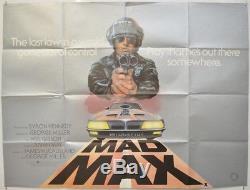 MAD MAX (1979) Original Cinema Quad Movie Poster Mel Gibson, George Miller