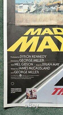 MAD MAX / MAD MAX 2 (1980s d/b) original UK quad movie poster Road Warrior