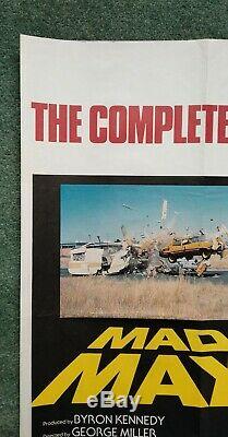 MAD MAX / MAD MAX 2 (1980s d/b) original UK quad movie poster Road Warrior