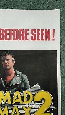 MAD MAX / MAD MAX 2 (1980s d/b) original UK quad movie poster Road Warrior