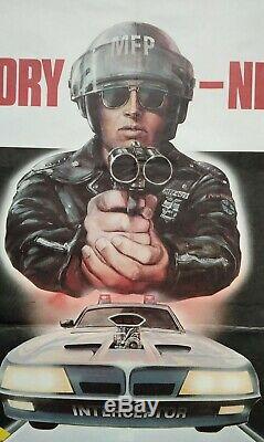 MAD MAX / MAD MAX 2 (1980s d/b) original UK quad movie poster Road Warrior
