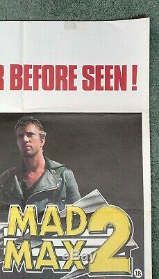 MAD MAX / MAD MAX 2 original UK quad d/b movie poster Mel Gibson Road Warrior