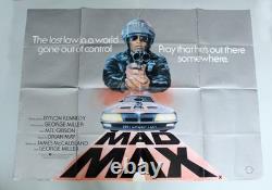 MAD MAX Vintage UK Quad Poster 1979 GEORGE MILLER