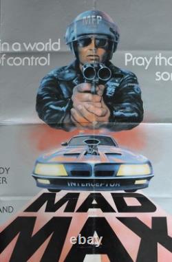 MAD MAX Vintage UK Quad Poster 1979 GEORGE MILLER