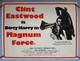 Magnum Force (1973, Rr1970s) V. Rare Original Uk Quad Poster Clint Eastwood