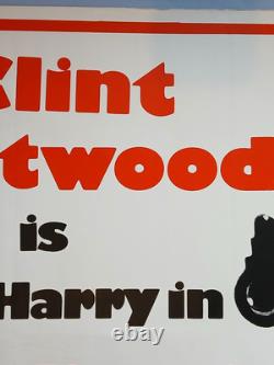 MAGNUM FORCE (1973, RR1970s) v. Rare original UK quad poster Clint Eastwood