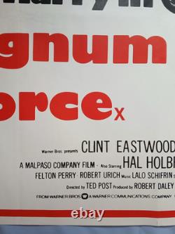 MAGNUM FORCE (1973, RR1970s) v. Rare original UK quad poster Clint Eastwood