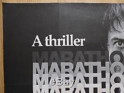 MARATHON MAN (1976) original UK quad film/movie poster, Dustin Hoffman, crime