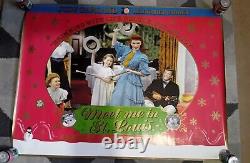 MEET ME IN ST. LOUIS UK QUAD (30x 40) ROLLED POSTER JUDY GARLAND BFI 2001