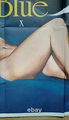 MIDNIGHT BLUE (1979) original UK quad Sexploitation movie poster Chantrell art