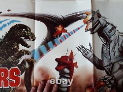 MONSTER FROM AN UNKNOWN PLANET / Terror Of Mechagodzilla POSTER UK QUAD GODZILLA