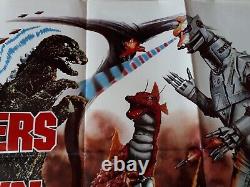 MONSTER FROM AN UNKNOWN PLANET / Terror Of Mechagodzilla POSTER UK QUAD GODZILLA