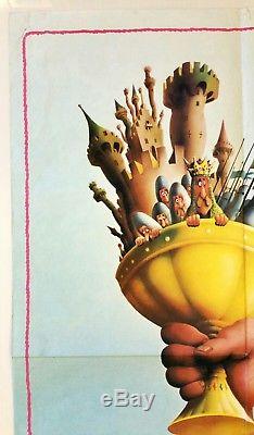 MONTY PYTHON AND THE HOLY GRAIL original 1975 UK quad movie poster