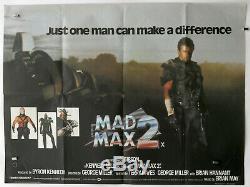 Mad Max 2 The Road Warrior Original UK Quad Movie Poster 1981