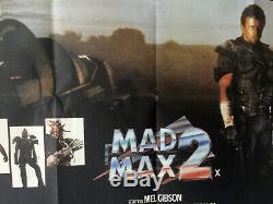 Mad Max 2 The Road Warrior Original UK Quad Movie Poster 1981