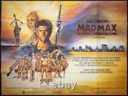 Mad Max Beyond Thunderdome ORIGINAL Quad Film Cinema Poster Mel Gibson Turner 85
