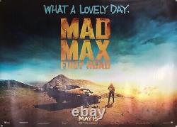 Mad Max Fury Road (2015), Original British Quad Movie Poster