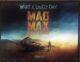 Mad Max Fury Road Uk Original Quad Cinema Poster Tom Hardy Charlize Theron 2015