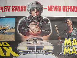 Mad max 1+2 quad cinema film poster George Miller Mel Gibson