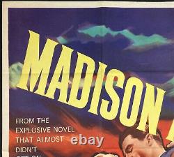 Madison Avenue Original Quad Movie Cinema Poster Tom Chantrell Dana Andrews 1961