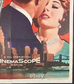 Madison Avenue Original Quad Movie Cinema Poster Tom Chantrell Dana Andrews 1961