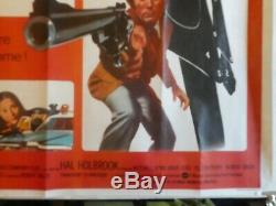Magnum Force Original Movie Quad Film Poster 1973 Clint Eastwood V Good