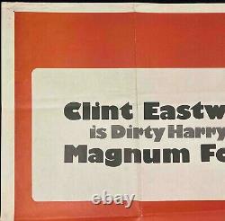 Magnum Force Original Quad Movie Poster Dirty Harry Clint Eastwood 1973